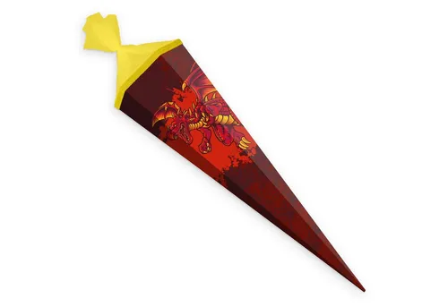 itenga Schultüte itenga Schultüte Drache 85cm mit Tüllverschluss