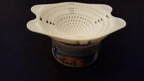 konserven Filter Dosensieb  NEU Kunststoff Küchenhelfer dritte HandSieb Seihe F7