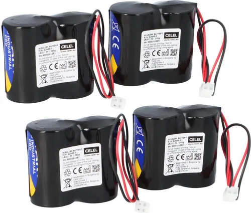 4er SET Varta Alkaline Batterien für ABUS Funkaußensirenen von Akkuman