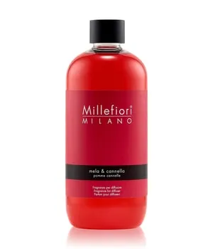 Millefiori Milano Natural Mela & Cannella Refill Raumduft 500 ml - Düfte & Aromen - Erleben Sie den würzigen Duft von Zimt kombiniert mit der süßfruchtigen Note des grünen Apfels für ein dauerhaft angenehmes Raumklima.