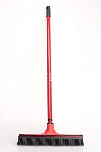 Fripac V7 Universalbesen mit Teleskopstiel in rot von V7