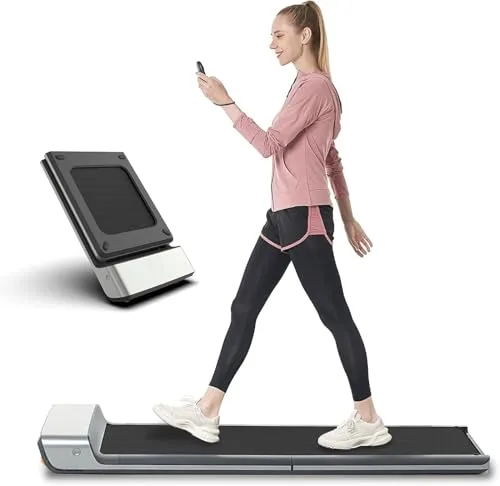 Kingsmith Laufband WalkingPad P1 – Klappbares Laufband für Zuhause - Laufband mit einer maximalen Geschwindigkeit von 6 km/h, ideal für platzsparendes Training. Perfekt für Fitness zu Hause, leicht zusammenklappbar und für Nutzer bis 100 kg geeignet.