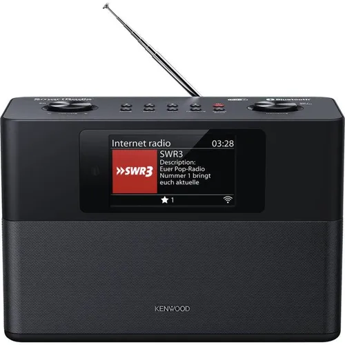 Kenwood CRST120SB DAB+ Internetradio – Schwarz - Hochwertiges DAB+ Internetradio in elegantem Schwarz, ideal für klaren Klang und vielfältige Senderauswahl. Perfekt für jeden Raum!