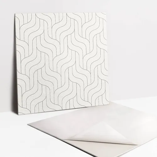 Vinyl-Wand- und Bodenverkleidung PVC-Fliesen Regelmäßige Linien