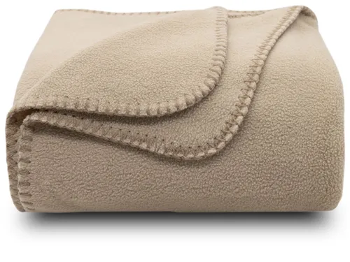 ZOLLNER Wohndecke 130 x 170 cm - Bettdecken mit waschbarer Wohndecke bis 95 °C, aus 100% Polyester für hohen Komfort und Pflegeleichtigkeit, ideal für gemütliche Abende.