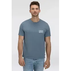 Levi's Herren Relaxed Fit Tee - Blau - Stylisches Herren T-Shirt von Levi's® im relaxed fit mit taillenbedeckendem Schnitt. Aus 100% Baumwolle für höchsten Komfort und Bewegungsfreiheit. Ideal für legere, modische Looks.