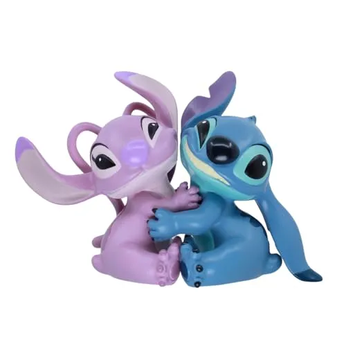 Disney Showcase Collection Stitch and Angel Bookends, Height 14cm