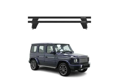 OMAC Dachträger Menabo für Mercedes G Klasse W463 (2019-24) – Multifunktional und Wasserbeständig - Robuster Aluminium-Dachträger mit T-Nut-System, City-Crash-getestet und mit 75 kg Traglast. Ideal für Zubehörmontage, sicher und leicht abnehmbar – perfekt für alle Abenteuer!