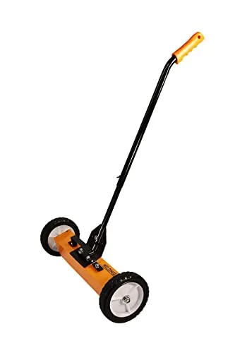 WELDINGER Boden-Spänesammler Magnetbesen 400 mm Arbeitsbreite höhenverstellbarer Griff