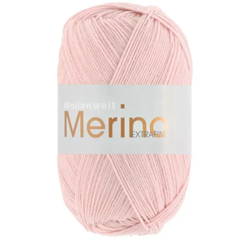 LANA GROSSA Meilenweit 100g Merino Extrafine uni Häkelwolle, 420 m