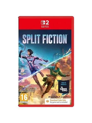 Split Fiction (Code in a Box) - Nintendo Switch - Co-op Action/Adventure Spiel für Nintendo Switch, das packende Sci-Fi und Fantasy-Welten vereint und kreative Herausforderungen bietet.