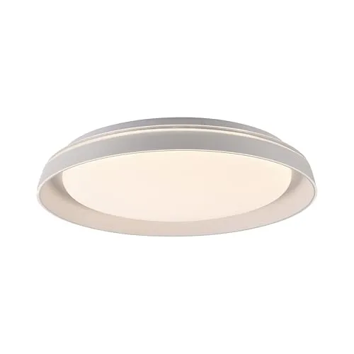 SellTec LED Deckenlampe rund 43cm - dimmbar mit Memory-Funktion - Deckenleuchte mit elegantem Design, dimmbar per Lichtschalter in drei Stufen und speichert die letzte Einstellung. Ideal für Wohnzimmer, Schlafzimmer und mehr, sorgt für warmweißes Licht (3000K) und Atmosphäre.