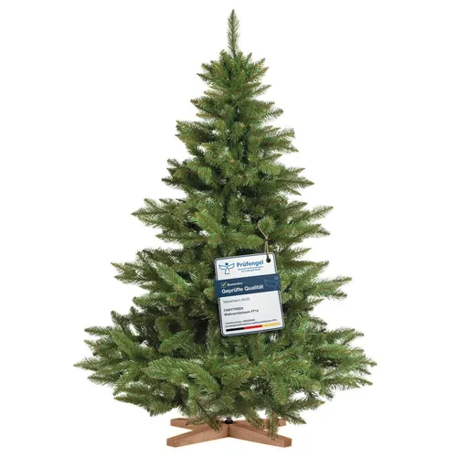 Produktbild FairyTrees Weihnachtsbaum künstlich 150cm NORDMANNTANNE