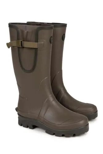 Fox Neoprene Lined Rubber Boot khaki/camo Gr.46 - Wanderschuhe, langlebige Gummistiefel mit Neopren-Futter für optimalen Komfort und Wärme bei Outdoor-Aktivitäten.