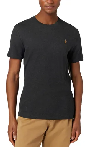 Polo Ralph Lauren Logo Pima Cotton T-Shirt Slim Fit - Herren T-Shirt aus hochwertiger Pima-Baumwolle, mit rundem Ausschnitt und stilvollem Logo. Ideal für jede Jahreszeit und bequem für den Alltag.