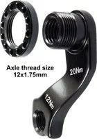 Umwerferbügel GH-199 KTM 60 mm Schwarz