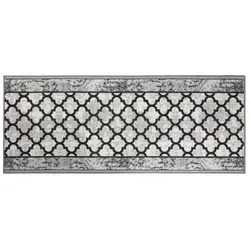 Karat Läufer Kubu, Teppich in vielen Größen, 100% Polypropylen, Wohnteppich, Rechteckig, Höhe: 5 mm grau 80 cm x 200 cm x 5 mm