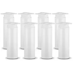 sossai® Möbelfuß Runde Schrankfüße in weiß von Sossai