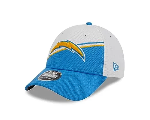 New Era Los Angeles Chargers NFL 2023 Sideline White Lightblue 9Forty Stretch Snapback Cap - One-Size