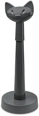 KOZIOL Küchenrollenhalter MIAOU - Cleverer und stilvoller Platzsparer - Küchenrollenhalter aus 100% recycelbarem biozirkulärem Kunststoff und FSC Holz, kippelfest und dekorativ, ideal für lebhafte Familienküchen.