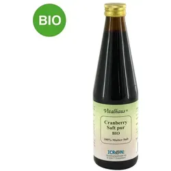 Cranberry Saft pur bio Vitalhaus