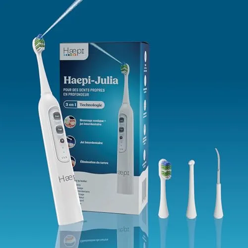 Haepi Julia Elektrische Schallzahnbürste 3 in 1 von Haepi