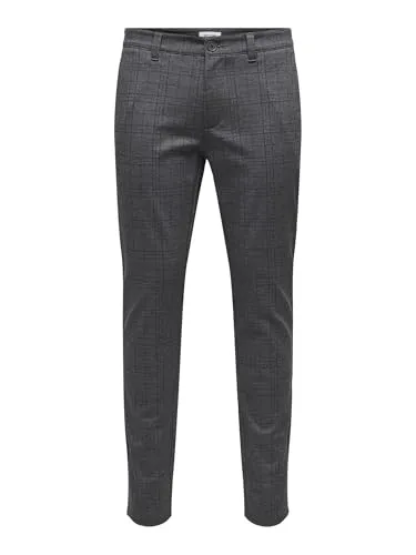 ONLY & SONS ONSMARK Slim Fit Chino Hose - Wanderhosen in Slim Fit mit praktischen Seitentaschen, ideal für aktive Abenteuer und vielseitig kombinierbar.