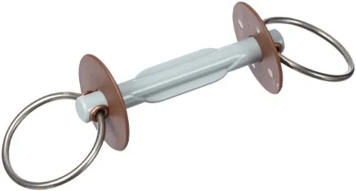 Beris Gebiss Schmetterlingsstange Hard, grau, 10254-7,5-140-H - Knebeltrensen mit 7,5 cm Ring und 140 mm Länge, ideal für präzise Zügelhilfen und verbessertes Ansprechverhalten.