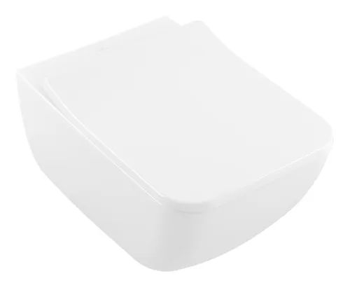 Villeroy & Boch Collaro Combi-Pack Tiefspül-WC - Wandhängendes WC mit SlimSeat in elegantem Weiß Alpin, ideal für moderne Badezimmergestaltung und platzsparend.