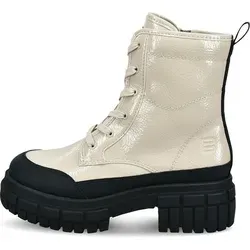 TT.BAGATT Damen Boots Tonic Beige 40 EU - Wanderschuhe für Damen, modisch und bequem mit Schnürung und Reißverschluss für einfachen Einstieg. Robuste und rutschhemmende Profilsohle sorgt für Sicherheit bei jedem Schritt.