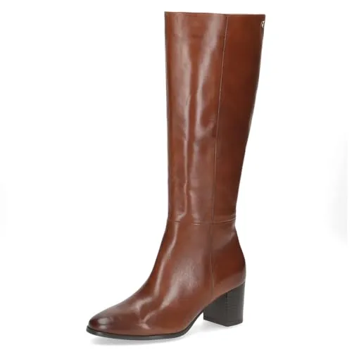 CAPRICE Damen Stiefel 9-25502-45 aus Cognac Nappa, 40 EU - Bequeme Damenstiefel mit Antishokk-Dämpfung und innovativem Memory-Schaum-Fußbett für optimalen Komfort. Hochwertiges Leder und perfekte Passform für ein angenehmes Tragegefühl im Alltag.