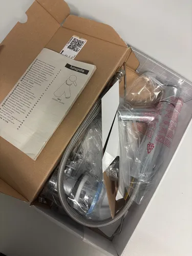 hansgrohe Talis S 100 Waschtischarmatur - Waschbecken-Armatur in elegantem Chrom, mit praktischem Ablaufgarnitur und einfacher Einhandbedienung für komfortable Nutzung im Badezimmer.