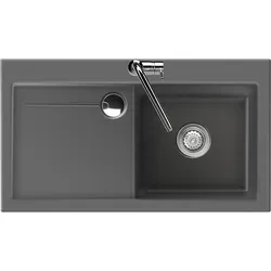 Systemceram Keradomo Stema 90 F Spüle rechts von systemceram