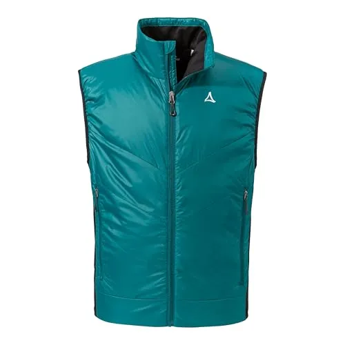 Schöffel Herren Hybrid Vt Style Cascata MNS - Outdoor Weste für Herren, winddicht und atmungsaktiv mit recycelter Wattierung für optimale Wärme beim Hiking, leicht verstaubar und ideal für das Layering System.