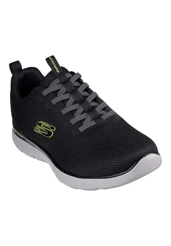 Skechers Herren Summits Eckler Slip-ins Sneaker 232963 BKLM Black/Lime, Schuhgröße:48.5 EU
