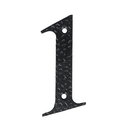 Schwarz Beschichtete Hausnummern 0-9 Buchstaben A-h Hausziffern Zimmertürnummern Landhausstil 1