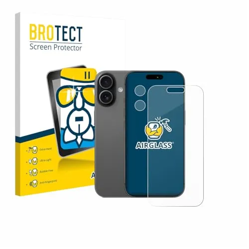 BROTECT Schutzglas für Apple iPhone 17 (Display+Kamera) Schutzfolie Panzer Folie Glas[Extrem Kratzfest 9H, Anti-Fingerprint, Ultra-Transparent]