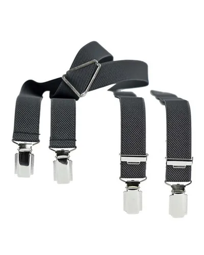 LLOYD Hosenträger 25 mm unifarben 2-streifig - Stylischer 2-streifiger Hosenträger mit silbernen Metall-Clips, perfekt für einen klassischen Look.