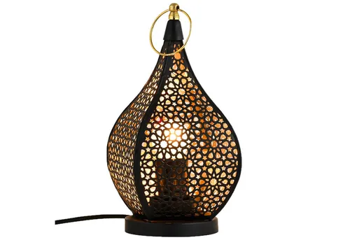 Marrakesch Nachttischlampe Bamako in schwarz von Marrakesch Orient & Mediterran Interior