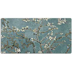 ArtPrintCave Schreibtischunterlage Grün, 120x60 cm - Robuste PVC Matte für Büro - Hochwertige Schreibtischunterlage 120x60 cm aus robustem PVC mit dekorativem Design. Schützt vor Kratzern und Feuchtigkeit, ideal für Büro und Home-Office. Leicht zu reinigen und langlebig.