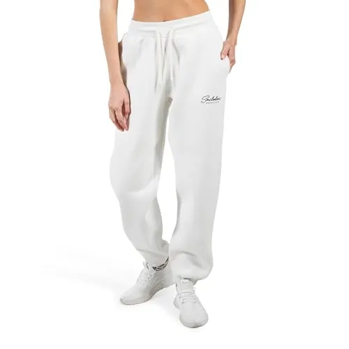 Smilodox Jogginghose Enara, Beige M - Bequeme Regular Fit Sweathose mit elastischem Bund und praktischen Seitentaschen. Ideal für Sport und Freizeit, aus hochwertigem Baumwoll-Polyester-Mix für optimalen Tragekomfort.
