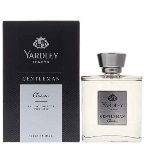 Yardley Gentleman Classic Eau de Toilette für Herren 100 ml - Herrendüfte mit einem modernen, raffinierten Duft, der frische Zitrusnoten mit Gewürzen kombiniert und auf einer warmen Basis aus Sandelholz und Moschus ruht.