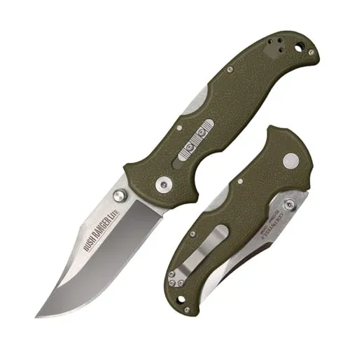 Cold Steel Unisex – Erwachsene, Bush Ranger Lite Lockback, Fischmesser, Filetiermesser, poliert, schwarz, Mehrfarbig, normal, 21A, Boxed