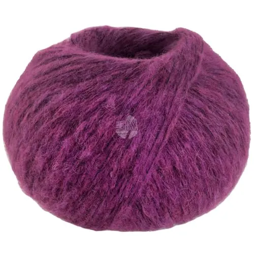 LANA GROSSA Airy | Flauschige Netzgarnstruktur aus 40% Baumwolle gefüllt mit 18% Merino- und 42% Baby Alpaka Fasern | Handstrickgarn | 50g Wolle zum Stricken & Häkeln | 170m GarnFB 23