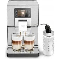Krups Intuition Experience+ Kaffeevollautomat 15 Bar, Modernes Design - Silber