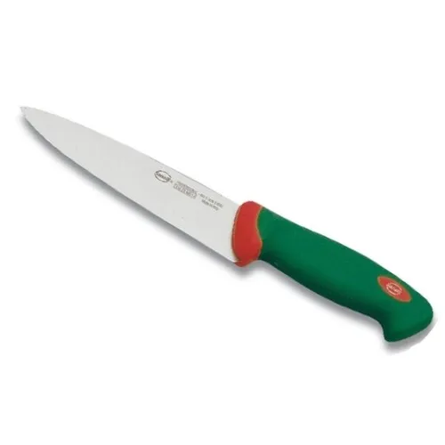 Coltellerie SANELLI Küche 20 CM Grün Premana Professional - Professionelles 20 cm Kochmesser aus Premana, ideal für präzises Schneiden in der Gastronomie und Küche.