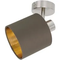 Näve E14 Spotleuchte MARON 15x12cm braun - Deckenlampe, stilvolles Design in Braun für eine gemütliche Atmosphäre in jedem Raum.