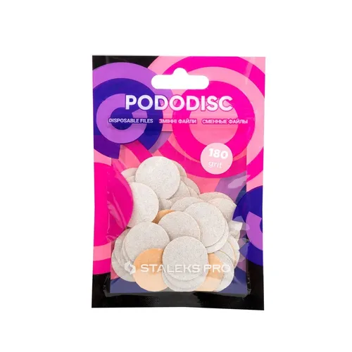Staleks PodoDisc Pro Expert białe wymienne nakładki M gradacja 180 4820241065592