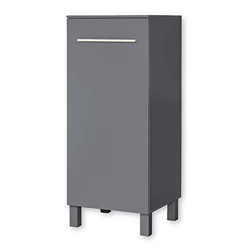73-135-78 BILBERRY Kühlschrankumbau - Midi- & Hochschränke für Küchen, moderner Einbauschrank in edlem Anthrazit mit viel Stauraum für Kühlschränke, leicht zu montieren und vielseitig einsetzbar.
