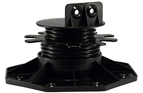 Terrassenlager - Stelzlager - ideal geeignet zum Höhenausgleich der Terrassen Unterkonstruktion (stufenlos höhenverstellbar von 30 bis 65 mm)